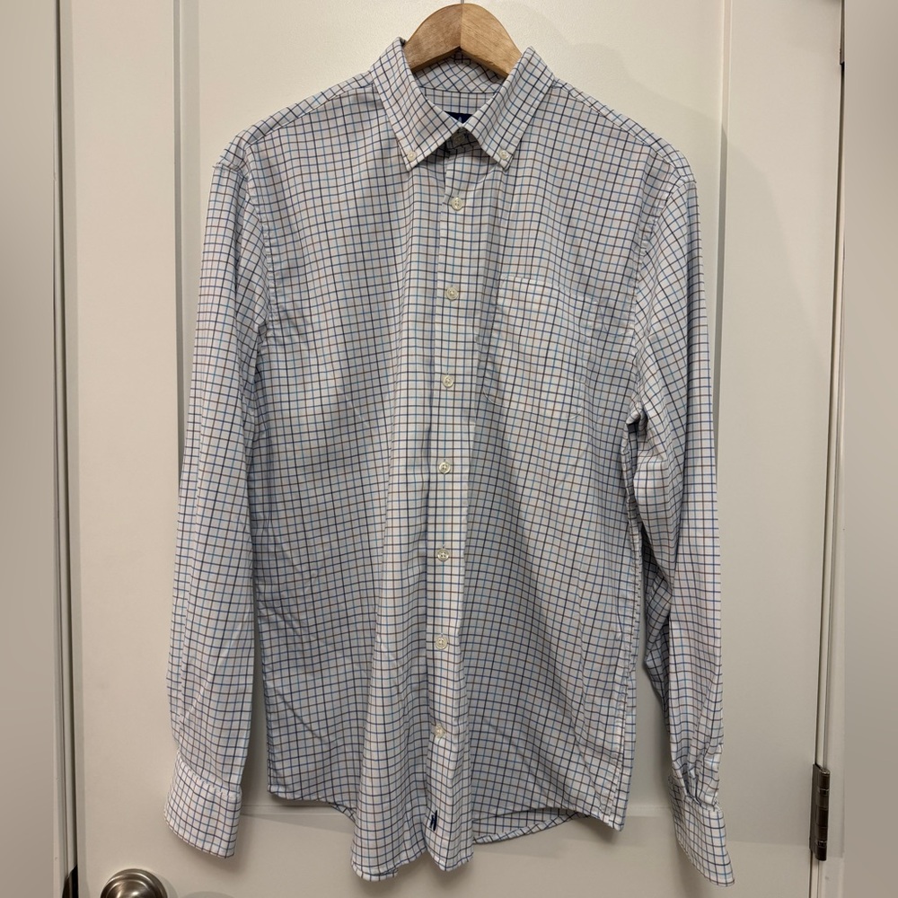 JOHNNIE-O MEN'S PADDOCK PERFORMANCE BUTTON-DOWN SHIRT Medium - Picture 3 of 10
